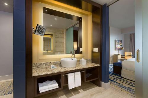 Koupelna v ubytování Hilton Panama