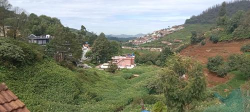 Naturlandskabet i nærheden af villaen