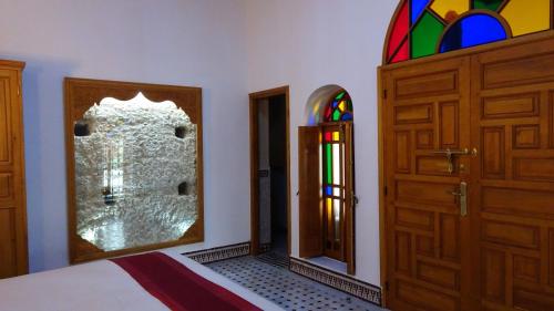 Koupelna v ubytování Riad Sabah