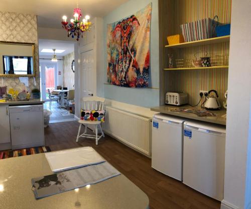 Η κουζίνα ή μικρή κουζίνα στο Torbay Seaside Apartment