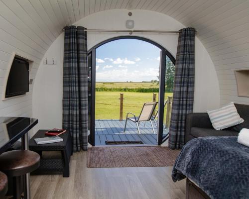 Χώρος καθιστικού στο Millview Meadow Retreats