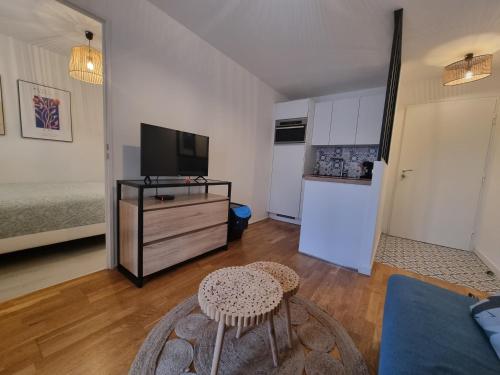 Front de mer, WIFI, très joli et moderne appt 1 chambre, 4 couchages, Palm Beach