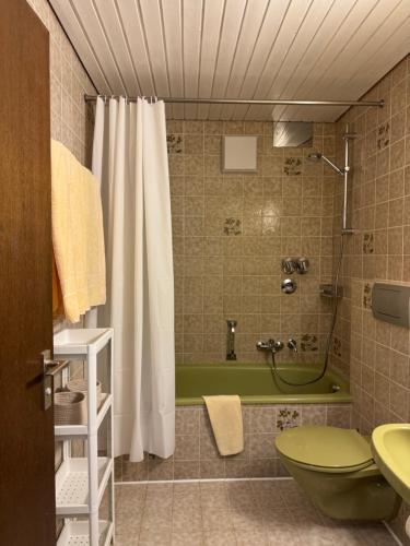 FeWo Bergveilchen 631 im Ferienpark Oberallgäuにあるバスルーム