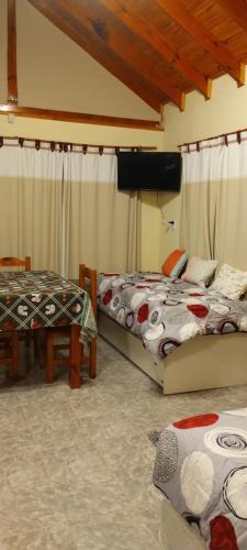 Postel nebo postele na pokoji v ubytování Alquiler Temporario Rincón de Luz