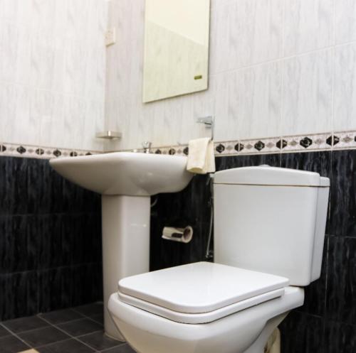 Koupelna v ubytování Motel VIP