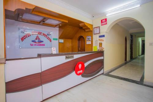 a bowling alley in a building with an arcade at OYO 232 Hotel Titanic Pvt Ltd in Bālāju