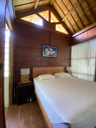 Katil atau katil-katil dalam bilik di Shanti Life Wooden House