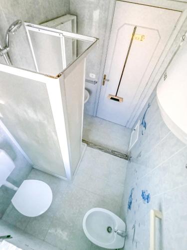 Koupelna v ubytování Casa di Cristoforo