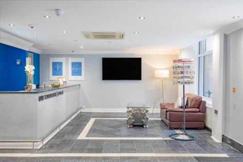 TV a/nebo společenská místnost v ubytování Townhouse Apollo, Hyde Park