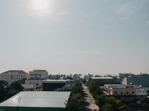 a view of a city from the roof of a building at LA MER Homestay Quynhon in Quy Nhon