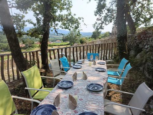 Balkón nebo terasa v ubytování Casa dos Muros turismo rural y actividades en la Ribeira Sacra