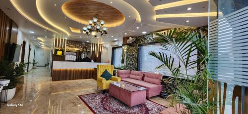 Posezení v ubytování Hotel Agra Hotel Grand View