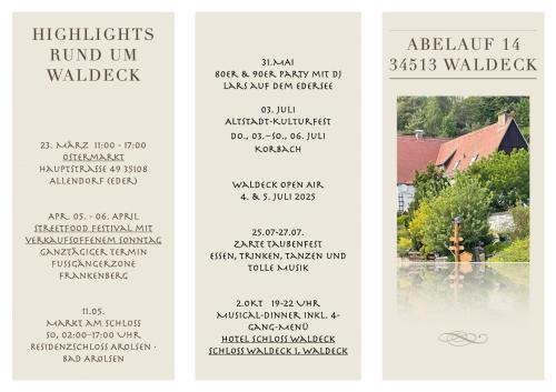 Fotografie z fotogalerie ubytování Ferienwohnung Kellerwald v destinaci Waldeck