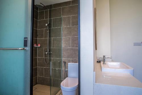 Koupelna v ubytování Hotel O Mokka Hotel