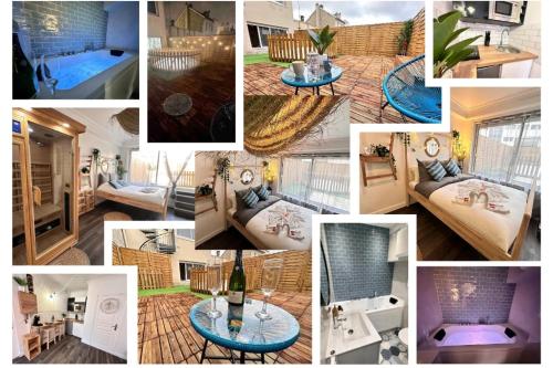 Gambar di galeri bagi Magic suite avec Balnéo, Sauna et terrasse di Reims