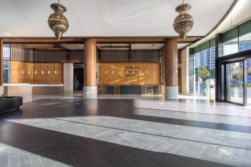 Ο χώρος του λόμπι ή της ρεσεψιόν στο Huizhou Xunliao Bay Qingpu Hotel