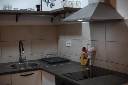 Kuchyň nebo kuchyňský kout v ubytování Skandik Luxe Residence