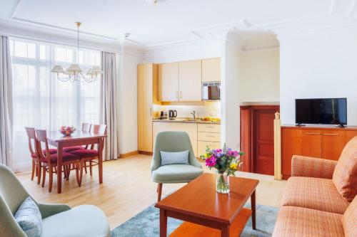 Kuchyňa alebo kuchynka v ubytovaní Hapimag Apartments Prague