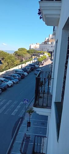 desde el balcón de un aparcamiento en Ideal para familias 1, en Vejer de la Frontera