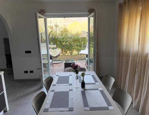 Katil atau katil-katil dalam bilik di Casa Claudia lago d'Idro