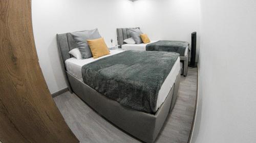 Postel nebo postele na pokoji v ubytování Apartamento de lujo con acceso privado a la reserva
