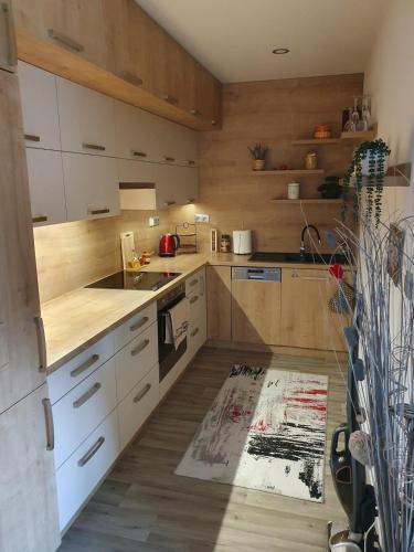 Dapur atau dapur kecil di Sněhová Chalupa - klid a pohoda