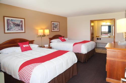 OYO Hotel Guymon OK US-54にあるベッド