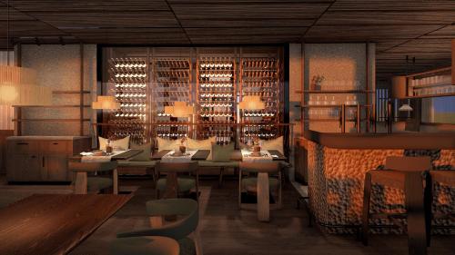Un lugar para sentarse en Hotel Kristberg - New opening Dezember 2025