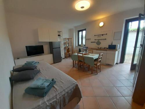 Kuchyň nebo kuchyňský kout v ubytování Casa Montesel