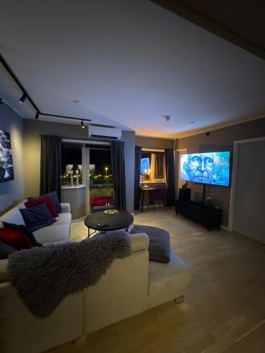 Et tv og/eller underholdning på 3-room downtown apartment