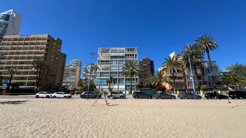 Esmeralda, Benidorm Beachfront Poniente, 1st line Frontal Seaview, Ocean Terrace
