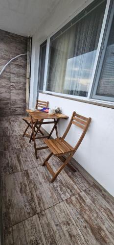 Balkón nebo terasa v ubytování Панорама