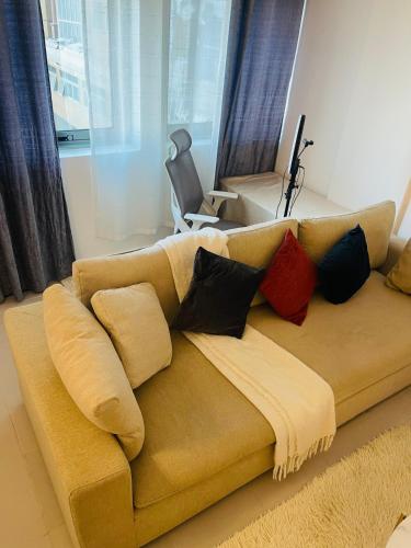 Χώρος καθιστικού στο Rak luxury Apartments
