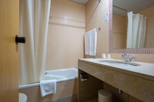 Koupelna v ubytování Hotel Das Termas