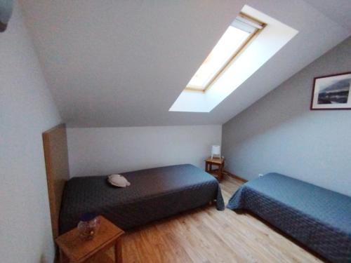 Postel nebo postele na pokoji v ubytování Les Chalets de Bois Méan-Les Orres 1800-Appt Duplex-6 couchages