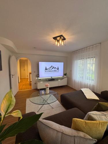 Et tv og/eller underholdning på Schwarzwald Ferienwohnung