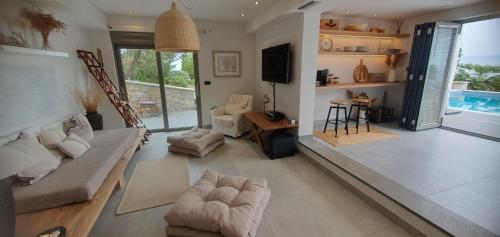 Μια τηλεόραση ή/και κέντρο ψυχαγωγίας στο Villa Soligia Helios