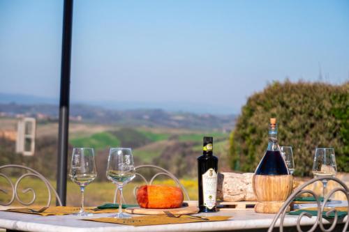 Nápoje v ubytování Agriturismo Pascianella Appartamento bel tramonto