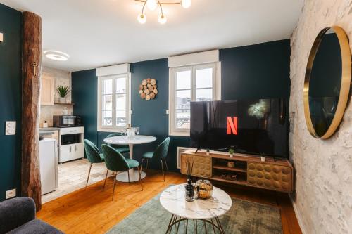 Gatsby - Élégant, Central, Fibre, Tv 4K, Netflix, Literie Confortable