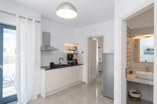 Kuchyň nebo kuchyňský kout v ubytování Sunny & Blue 3