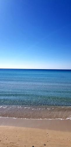 a view of the beach with the ocean at “Vistamare” in Torre rinalda