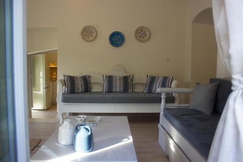 Χώρος καθιστικού στο Maison Des Clementines
