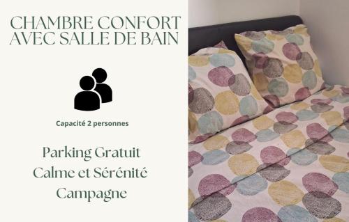 Chambre Indépendante avec Salle de Bain et Parking Gratuit