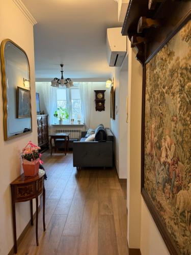Posezení v ubytování Apartament Antique Pruszków Centrum