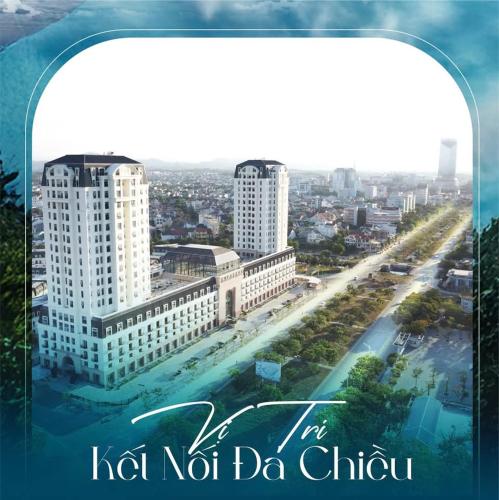 a picture of a city with a building at Vina Apartment- Căn hộ trung tâm Huế in Thôn Trường Giang