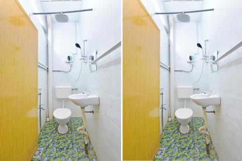 Ванная комната в Hotel O Bidara Guest House