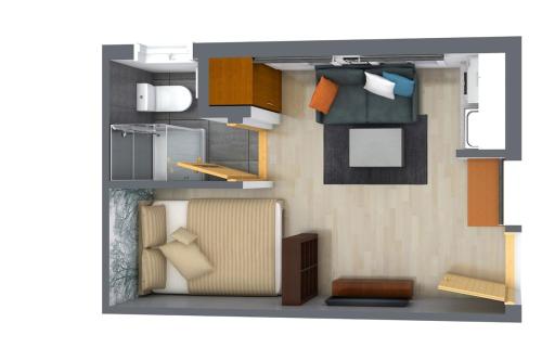 Posezení v ubytování Artsy Chic Studio Apt Gidistays Lekki