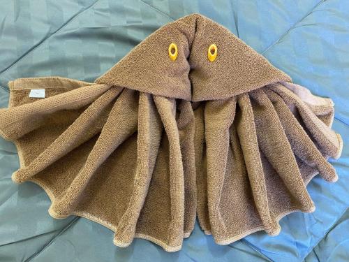 富国Your house PQ 2的睡床上一双手套