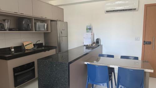 Dapur atau dapur kecil di Flat 2 quartos Muro Alto Malia 116 D