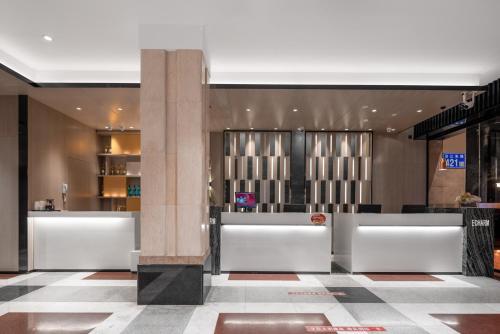 Posezení v ubytování Borrman International Hotel Guangzhou Beijing Road Pedestrian Street Donghu Metro Station Branch - Free Shuttle Bus to Canton Fair Complex During Canton Fair Period
